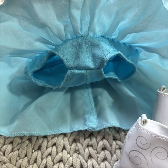 American Girl Truly Me Sparkly Skate Outfit Blue Dress & Skates - Picture 3 of 6